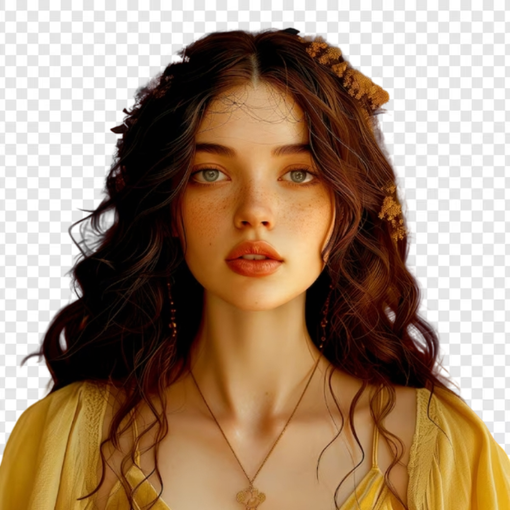 Portrait after background removal