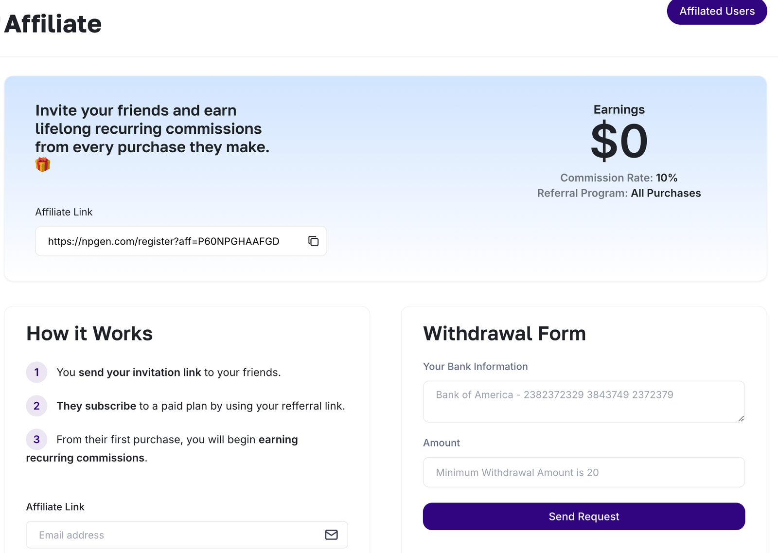 Affiliate Program